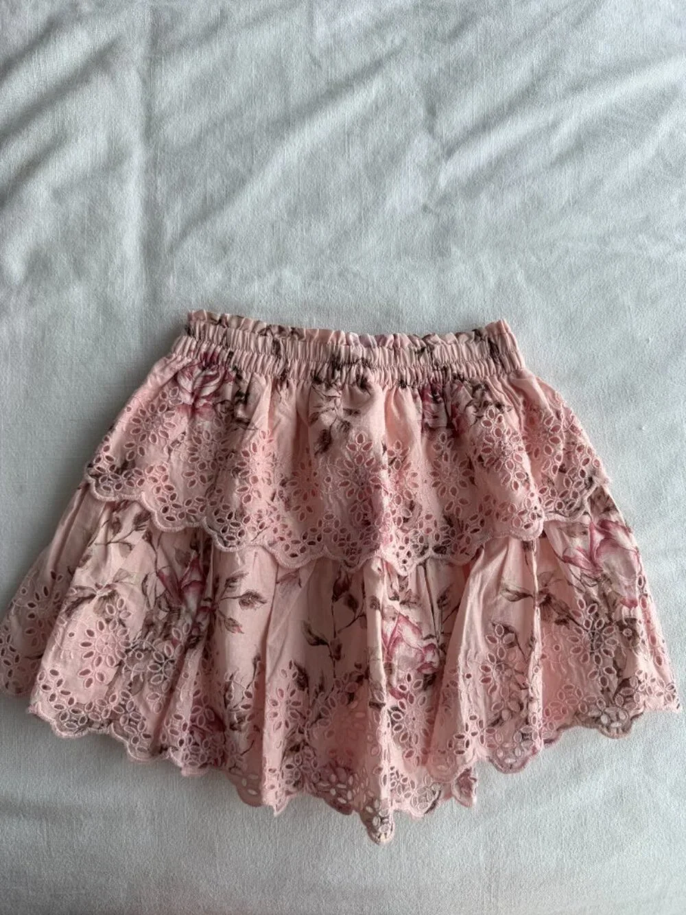 NWT Gap × LoveShackFancy Kids Floral Flippy Ruffle Skirt
